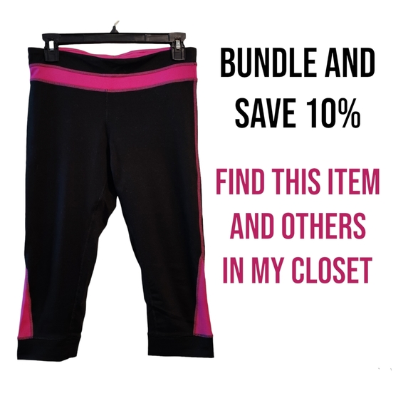 Petite Large Tek Gear Purple, Blue, Pink Heathered Short Sleeve Workout Top - Picture 3 of 5